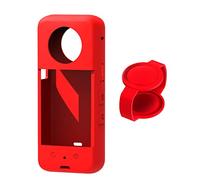 Soft Silicone Protection Cover Case Lens Screen Cap Guards Screen Protector Set Housing Case for Insta360 ONE X3 Camera