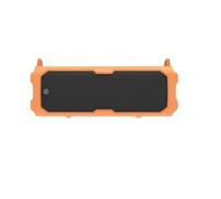 Soft Silicone Protective Case Cover Compatible for Xiaomi Sound Party wireless Speaker, Shockproof Travel Carrying Sleeve with Detachable Shoulder Strap Speaker Accessories (orange)
