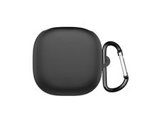 Soft Silicone Protective Case for SHOKZ OpenFit 2+ T921 Headphone Cover, Shockproof Dustproof Anti Scratch Full Protection Sleeve with Carrying Hook (Black)