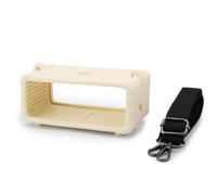 Soft Silicone Protective Case, Silicone Cover With Shoulder Strap For Marshall Emberton III Speaker, Portable Carry Travel BT Speaker Cover(Meters white)