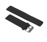 Soft Silicone Replacement Wristband with Quick Release for T1 - Sporty Look, Sweatproof, Easy to Clean (Black)