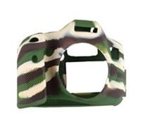 Soft Silicone Rubber Camera Protective Body Cover Case Skin, For Canon 6D Camera Bag black/Camouflage/Red/yellow(Camouflage)