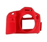 Soft Silicone Rubber Camera Protective Body Cover Case Skin, For Canon 6D Camera Bag black/Camouflage/Red/yellow(Red)