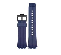 Soft Silicone Rubber Replacement Watch Band | Compatible with Casio Edifice ECB-10,ECB-10YP,ECB-10AT,ECB-950,Rubber Bracelet for Men,Includes Install Tools