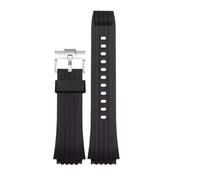 Soft Silicone Rubber Replacement Watch Band | Compatible with Casio Edifice ECB-10,ECB-10YP,ECB-10AT,ECB-950,Rubber Bracelet for Men,Includes Install Tools