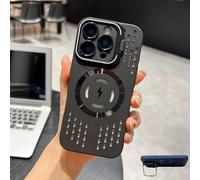 Soft Silicone Safety Protection Lightning Fast Magnetic Charging Case Cover for iPhone 11/12/13/14/15/16 (Black,15ProMAX)