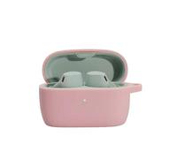 Soft Silicone Skin Case for Jabra Elite 4, Shock-Absorbing Case Cover Accessories with Keychain for Men Teens Boys Girls Women for Jabra Elite 4