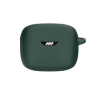 Soft Silicone Skin Case for JBL Tune Beam, Shock-Absorbing Case Cover Accessories with Keychain for Men Women for JBL Tune Beam-Dark Green