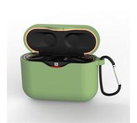 Soft Silicone Skin Case for Sony WF-1000XM3, Shock-Absorbing Case Cover Accessories with Keychain for Men Teens Boys Girls Women for Sony WF-1000XM3