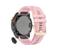 Soft Silicone Sports Strap Compatible with Garmin Fenix 7S/6S/5S, Epix Pro 42 mm, Descent Mk3/Mk2s & All 20 mm QuickFit Watches, 20mm, Titanium, Agate