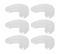 Soft Silicone Toothbrush Replacement Heads U Shaped 6pcs