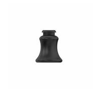 Soft Silicone Urethral Plug with Urine Hole Fits Chastity Cage Accessories | Flexible Smooth Surface, Hollow Drainage Design, Easy Insertion, Adult Private Wear, Washable Reusable(Black S)