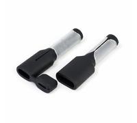 Soft Silicone USB-C Cable Protector 2 Pack, Flexible Charging Cord Saver Sleeve, Anti Bending Wire Cover, Cable Organizer for Android Charger Protection Black-for Android