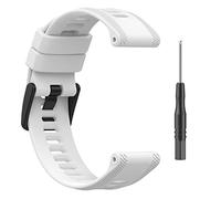 Soft Silicone Watch Strap Wristbands for Garmin Forerunner 955 Descent G1 22.4mm