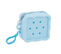 Soft Silicone Zipper Coin Purse Lovely Cartoon Hole Design Miniature Wallet Children's Storage Pouches Organizers for Kids Girls Cute Holes Soft Wallet Girls