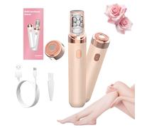Soft Skin Pro Facial Hair Remover,2025 Upgrade Softskin Pro Facial Hair Remover,Rechargeable Portable,Removable Washable Head,Gentle Epilators for Face,Hand,Legs,Upper Lip with LED (Pink)