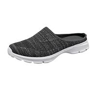 Soft Slip Shoes Women Slip on Mules Womens Mens Clogs Work Shoes Breathable Mesh Wide Fit Slippers Comfortable Orthopedic Arch Support Sandals Deals+of The Day Sale Grey 7
