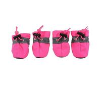 Soft Small Dog Shoes, 4pcs Winter Boots For Small Dogs, Waterproof Dog Boots Paw Protector, Puppy For Dogs, With With Anti-Slip Sole Kitten Booties For Walking (Rose, Size 5)