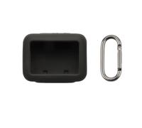Soft Smooth Silicone Protective Cover For JBL Go 5 Speaker Case Full Body 360° Seamless Fit Ultra Thin 1.8mm Anti-scratch Shockproof Anti-drop Impact-resistant Washable Shell Sleeve (Black)