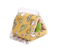 Soft Snuggle Hammock, Small Animal Nest Bed, 18x14x19cm Hanging with Perch Feature, Comfortable Bird Cage Sleeping Accessory, Pet Shelter with Cute Style, Animal Bed for Aviary