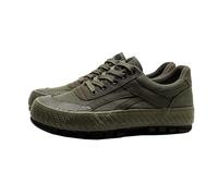 Soft Soled wear Resistant and Anti Slip Labor Protection Shoes for Men Flat Bottomed Construction Sites farmland Work Release Shoes (Green,9)