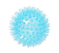 Soft Spiky Deep Tissue Palm Hand Foot Reflexology Massage Ball for Plantar Fasciitis, Trigger Points Neck Back Pain Relief, Blue, 7cm
