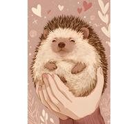 Soft Spines Composition Notebook: Wide Ruled Hedgehog Journal for Writing, Journaling, Notes, and Cozy Everyday Thoughts