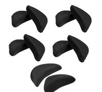 Soft Sponge Adjustable Shoe Filler,5 Pairs Toe Filler Inserts for Shoes Too Big, Unisex Big Toe Plug Foot Brace Forefoot Pad Make Big Shoes Fit for Heels Pumps Flats Sneakers Women Men,Black