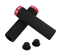 Soft Sponge Bike Handlebar Grips Lock on Black Foam Bicycle Handle Grip Cover Non-Slip Comfortable for Cycle Scooter Cruiser Urban Bike Tricycle Wheel Chair MTB BMX Foldable Bicycle
