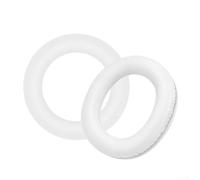 Soft Sponge Ear Cushions Compatible with for logitech G35 G930 G433 Headphones - Comfortable Replacement Pads for Gamers White 10x10cm(White)