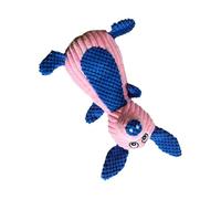 Soft Squeaky Dog Toys,Tough Animals Dog Toys - Cartoon Interactive Dog Plush Bite Toys For Home, Pet Room, Living Room