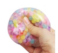 Soft Squeeze Ball, Slow Rising Foam, Medium Size Sensory Toy with Bead Filling, Cooking with Compact Design, Gentle Stress Relief Tool, Fidget Toy Ball for Classroom Home Travel Use