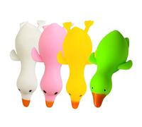 Soft Squeeze Duck Funny Sensory Toy, 4 Pcs Medium Size Animals with Soft Foam, Cooking with Compact Design, Calmant Hand Play Tool