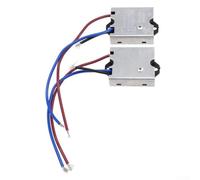 Soft Start Module for Electric Tools, 125/250V 24A Softstart Compatible with Brushed Motor Machines, Black Silver 2-Pack