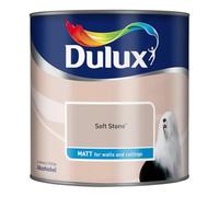 Soft Stone Walls & Ceilings Matt Emulsion Paint 2.5L - Smooth Creamy Finish, Quick Dry, Low VOC, Easy Application for Interior Walls & Ceilings