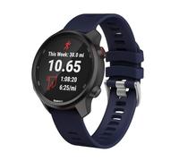 Soft Strap for Garmin Vivoactive 5/Vivomove 3 Strap/Vivomove HR/Venu Sq 2/Venu 2 Plus/Venu/Venu Sq/Vivoactive 3/3 Music Strap, 20mm Silicone Band for Vivomove LUXE/Sport/Trend (Navy blue)