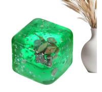 Soft Stress Cube, Sensory Squeeze Toy, 2x2 Inches Fidget Block with Texture, Authentic Relief Gadget, Pinch Relaxation Cube with Funny Design, Focus Aid for Work and Study