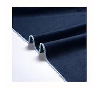 Soft Stretch Denim Fabric Home Textile Crafts Materials for Sewing Clothes, Popular Jeans,Tablecloths and Home Accessories（Width：140 cm）(Size:300x140 cm,Color:Dark blue)