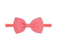 Soft Stretch Nylon Headbands for Girls as Non-Slip Hair Bows without Traces for Baby Toddlers with Elastic Comfort (Watermelon Red, One Size)