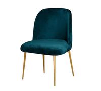 Soft Stretch Velvet Dining Chair Covers Armless Curved Back Slipcovers Modern Protector for Living Room & Bedroom Dark Blue Set of 6Durable & Stylish Upgrade