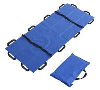 Soft Stretcher Portable Transport Stretcher with 12 Rubber Handles Carrying Bag Folding Medical Stretcher Patient Animal Mover for Emergency Casualty Evacuation,Blue