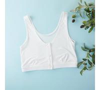 Soft Strokes Silk Women's Silk Bralette Elora Bras Knitted - White | Size: Medium Soft Strokes Silk White M