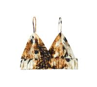 Soft Strokes Silk Women's Silk Dupioni Cropped Camisole - Leopard Print | Size: Medium Soft Strokes Silk Multicolor M