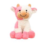 Soft Stuffed Animal | Realistic Soft Toy Cow,Safe & Cuddly Plush Doll for Easter Valentines Day Farm