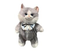 Soft Stuffed Ragdoll Cat Backpack Plush Toy with Adjustable Straps and Storage Function Kawaii Double Shoulder Bag Doll for Girls Daily Use and Gift