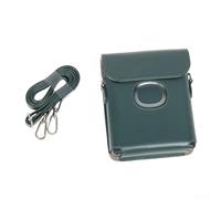 Soft Suede Lined Case for Fuji for instax Link Square 11x4cm(Dark Green) | for Perfect custom fit, soft PU leather, suede lining, scratch protection, 11x4x13.5cm dimensions