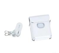 Soft Suede Lined Case for Fuji for instax Link Square 11x4cm(White) | for Perfect custom fit, soft PU leather, suede lining, scratch protection, 11x4x13.5cm dimensions