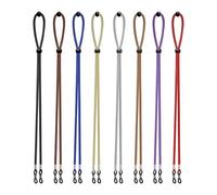 Soft Sueded Eyeglasses Holder 8PCS Stylish Antislip Glasses Cord Holder for Reading Sun Spectacle Multipurpose Strap for Sport