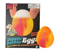 (soft sunrise) NeeDoh Dippin Dazzler Egg Squishy Toy Squeeze Color Changing Egg Easter Toy