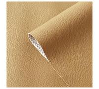Soft Synthetic Leather Fabric, Interior Decoration,Sold by Size,1Yard 39.4x63inch,0.6mm Thick,Marine Vinyl,for Clothing(Earth Yellow,1.6X1m)